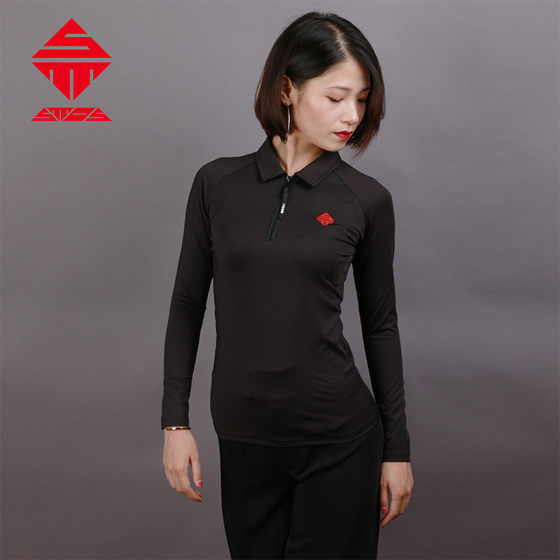 三木丹思女上衣拉链训练服摩登舞