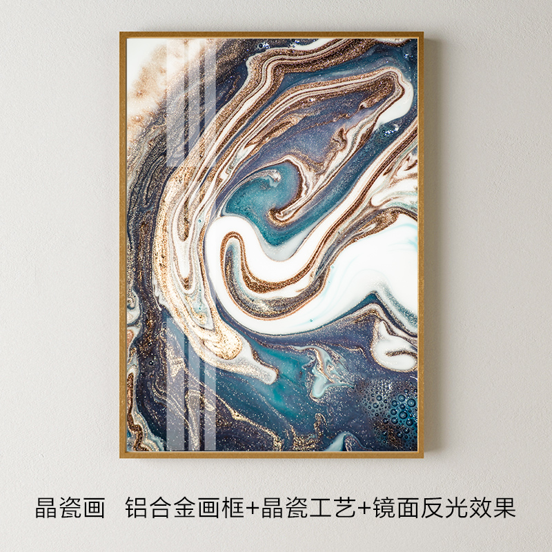 新款挂画定制来图定做装饰画无框画照片晶瓷画框油画布打印挂墙壁图片