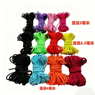 传统扎头发橡皮筋长发绳儿童发绳彩色扎马尾头绳儿童头绳学生头饰