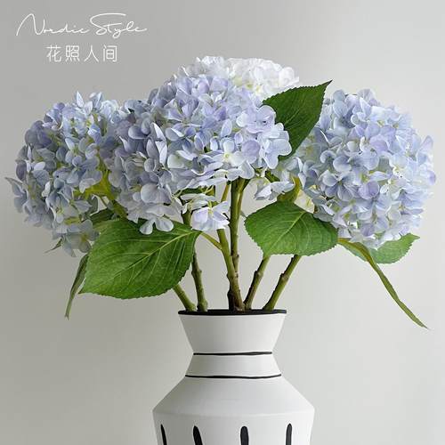 无尽夏绣球仿真花家居装饰摆件