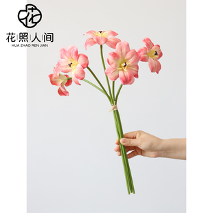 翻版郁金香仿真花eva假花 家居装饰摆件摄影道具花束插花花艺花材