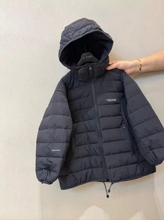 BORA波拉2025新款儿童秋冬款男童轻薄羽绒服女童休闲连帽外套上衣