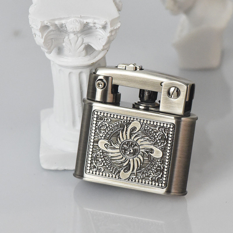 日本王子经典老式煤油砂轮打火机GD2复古创意生日礼物装刻字免费