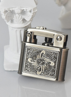 日本王子经典老式煤油砂轮打火机GD2复古创意生日礼物装刻字免费