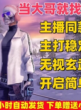 绝地求笙PUBG吃鸡Steam排位匹配主播专用价格透明过玄武稳定好用