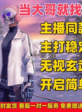 绝地求笙PUBG吃鸡Steam排位匹配主播专用价格透明过玄武稳定好用