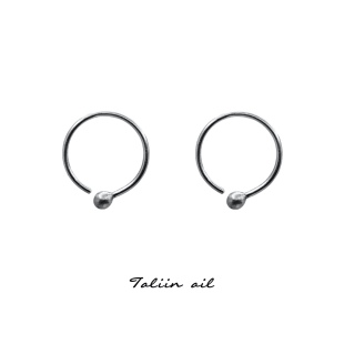 Taliin ail塔林艾力｜素圈银饰耳骨圈简约百搭999足银手工制作