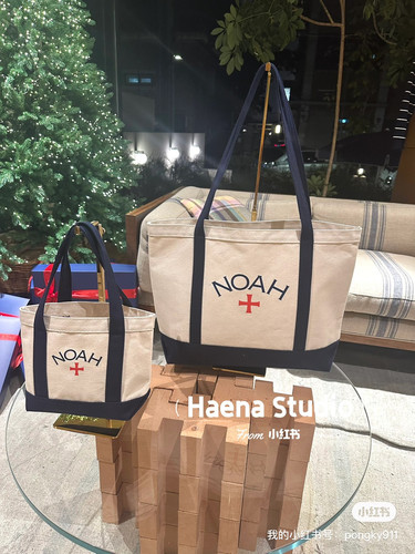 韩国直邮～潮牌Noah～帆布包～