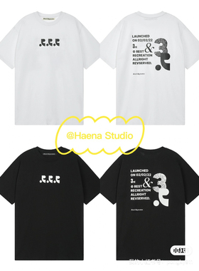 韩国直邮～RR～rest and recreation～3周年～半袖体恤～长77胸59