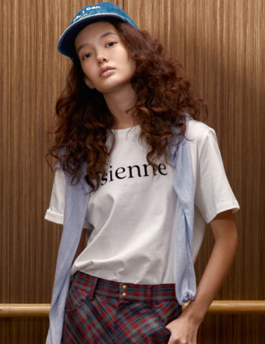韩国直邮～sienne经典半袖体恤～肩43胸52长60.5