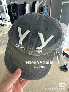 韩国直邮～潮牌openyy～25新款帽子～帽深10.5帽檐6.7～