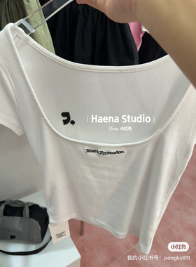 韩国直邮～restandrecreation～露背半袖体恤～长49胸40肩32
