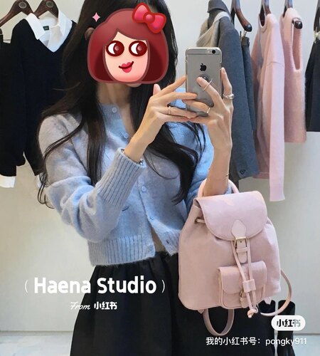 韩国直邮～潮牌八奶barnnet新款双肩包～23*19