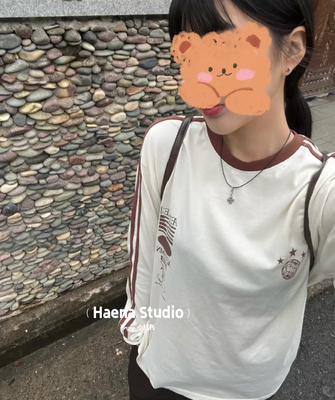 韩国直邮～潮牌aeae～长袖T恤～男女款～不退不换～