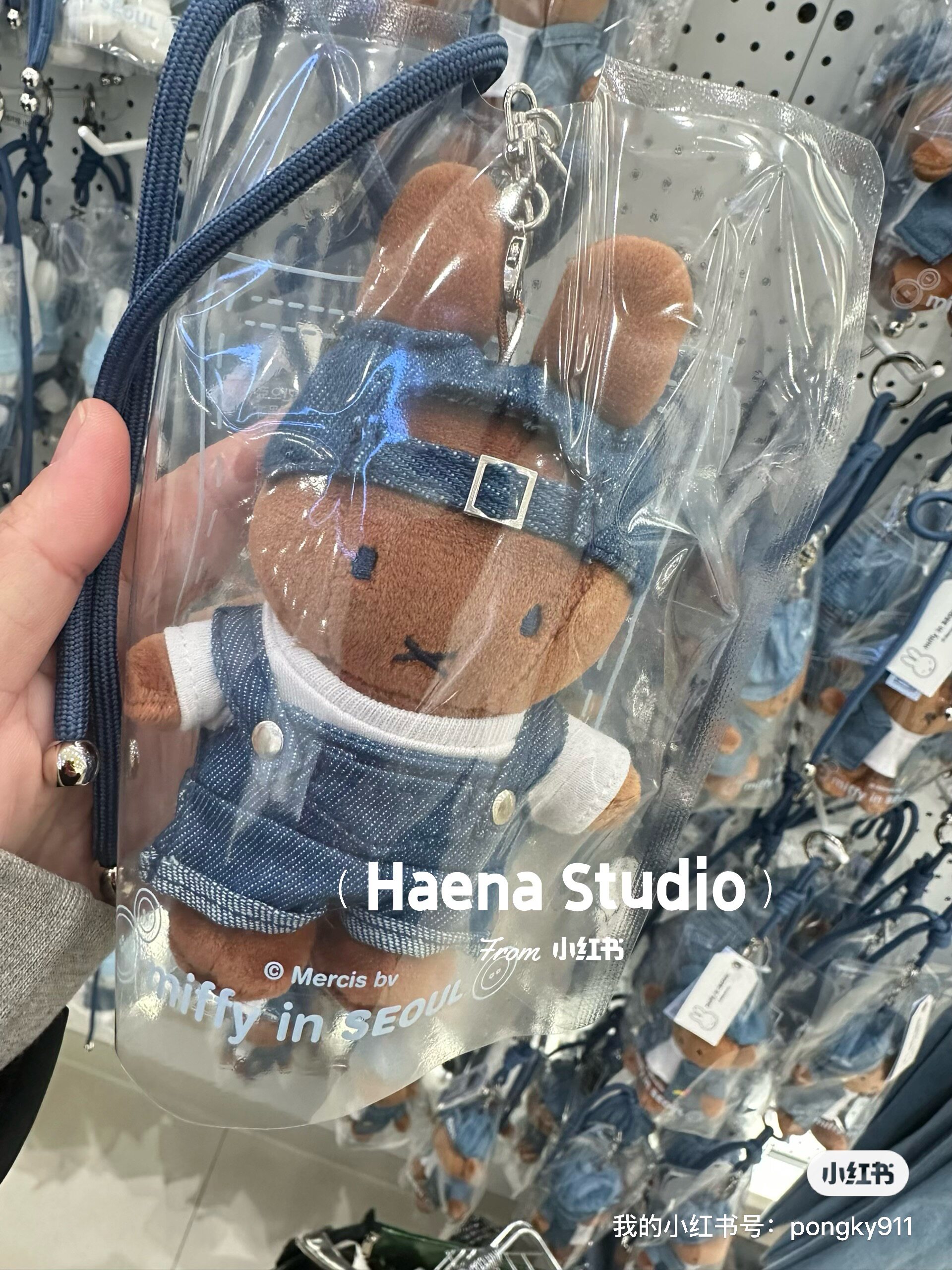 韩国～miffy在首尔～限量款帽子/牛仔包/包挂件/玩偶