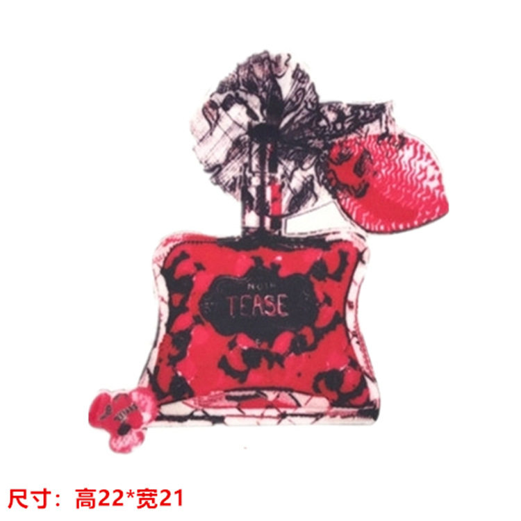 新款韩版服装辅料烫图热转印烫画烫图/新款时尚香水瓶DIY布贴图片
