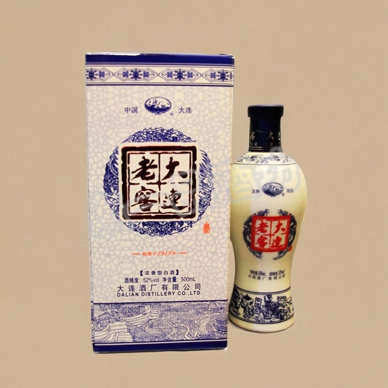 酒厂老窖52度浓香型500ml青花瓷