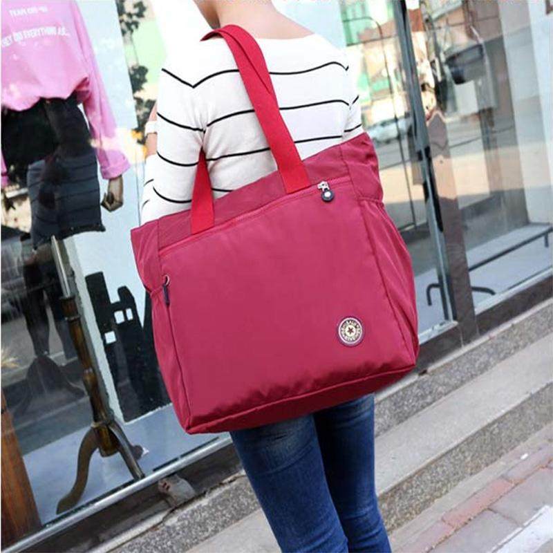 2018新款尼龙布包包女单肩韩版ins防水牛津布大容量手提购物袋女