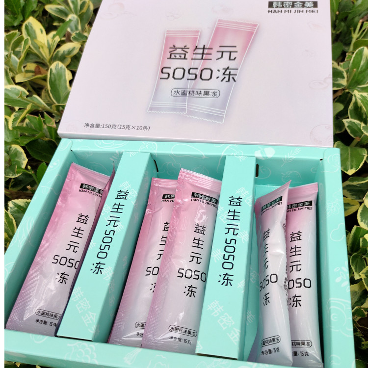 【3盒送1盒】正品韩密金美益生元soso冻果冻粉嗖啦啦果饮酵素
