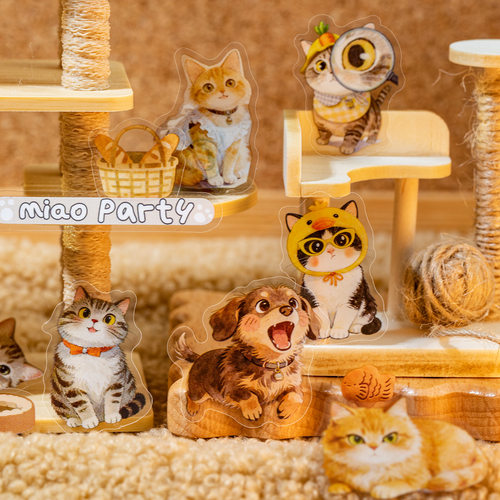 可爱萌宠小狗猫咪动物治愈贴纸书