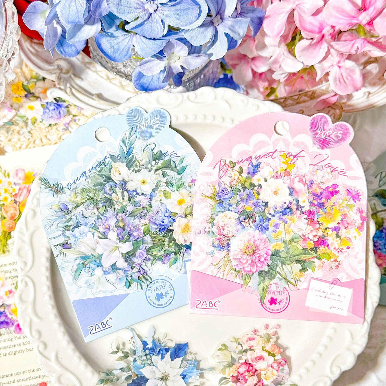 花束花卉花朵唯美清新高颜值贴纸