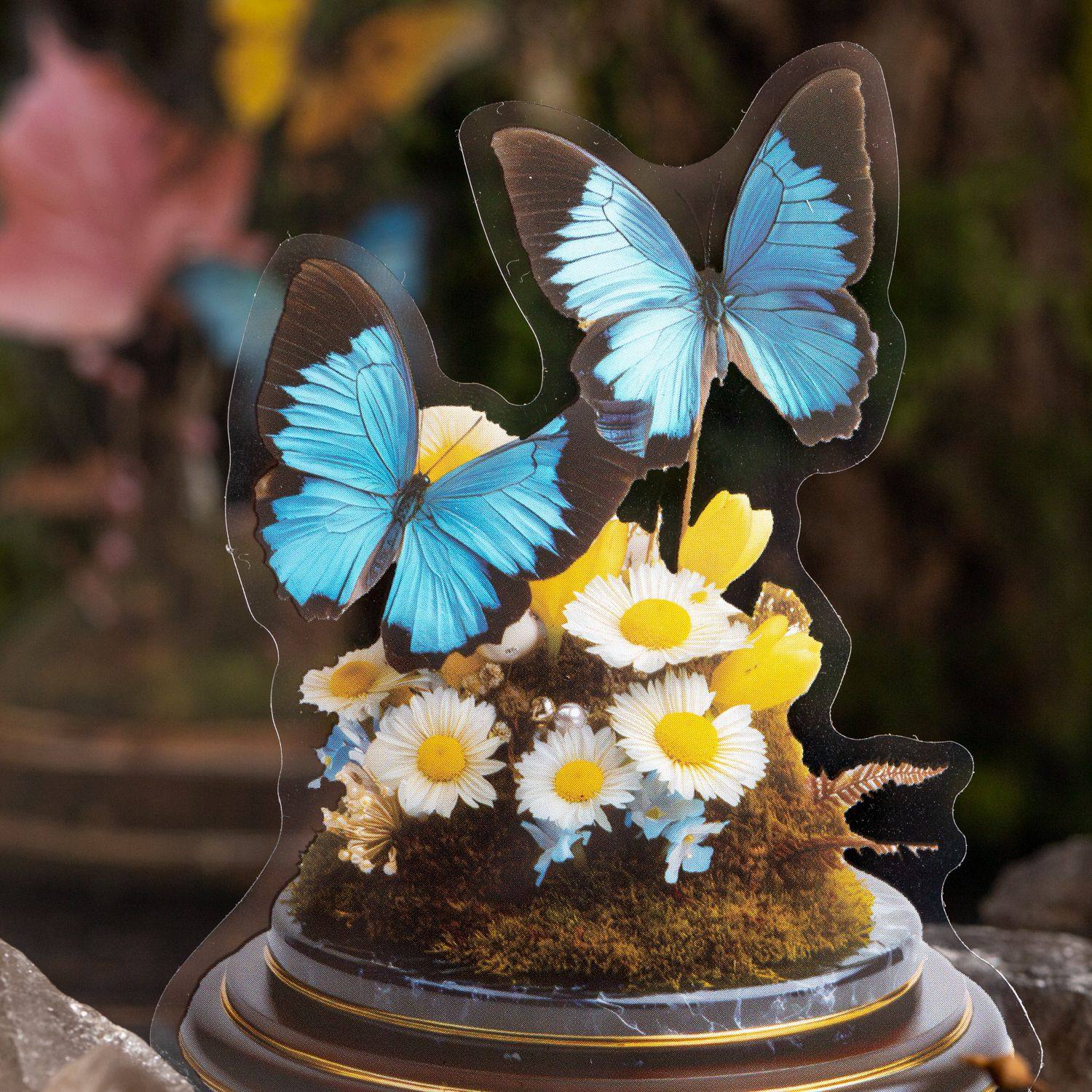 昆虫生态标本PET贴纸大尺寸蝴蝶螳螂甲虫蜻蜓自然景观造景装饰DIY,文具电教/文化用品/商务用品,贴纸/立体贴纸,淘宝优惠券,粉丝福利购,淘宝优惠卷