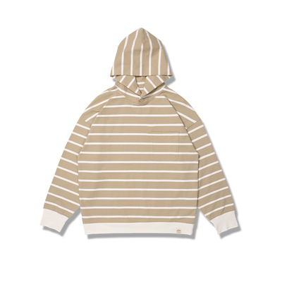 TACITURNLI BORDER ORIGINAL HOODIE 条纹套头帽衫