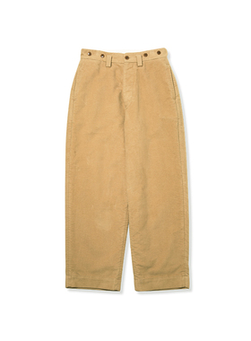 TACITURNLI ROYAL PICARD PANTS 英国制棉仿鼹鼠皮皮卡德长裤