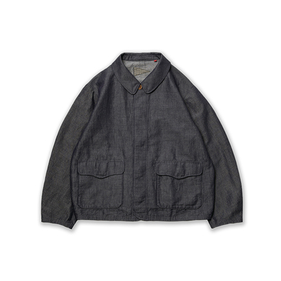 TACITURNLI亚麻夹克短款外套