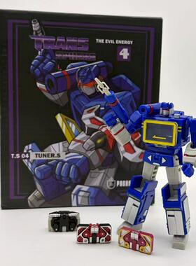 变形玩具PocketToys PT04原色声波带3录音带  DX9迷你小比例模型