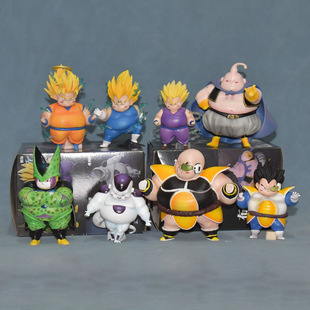 龙珠 肥肥系列 GK 胖子悟空 悟饭 贝吉塔弗利萨布欧 手办模型车载