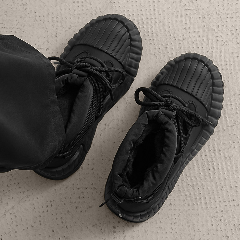 雪地靴男2025新款冬季加绒加厚面包冬鞋厚底保暖棉靴户外防寒棉鞋,流行男鞋,时尚雪地靴,淘宝优惠券,粉丝福利购,淘宝优惠卷
