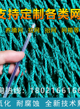 定做网箱围网养殖网养鸡聚乙烯渔网拉网拖网清塘鱼网抬网隔网尼龙