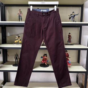 88612011 百搭纯棉简约潮舒适剪裁直筒休闲长裤 班尼路秋冬新款 男装