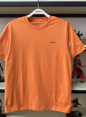 夏季新品男装青年简约舒适纯棉潮流印花短袖T恤8822101M023