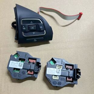 适用于大众途安迈腾CC途观途欢高尔夫6速腾多功能方向盘按键模块