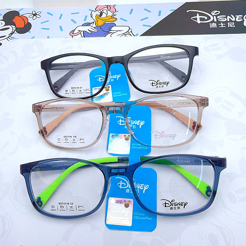 热销迪士尼眼镜架 迪士尼眼镜 DST2116 C5全框近视儿童专用防控镜