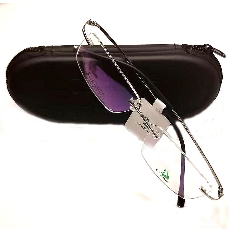 男款无框B钛超轻近视眼镜框镜架