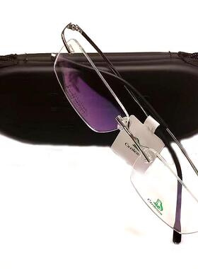 热销卡丹路眼镜架卡丹路眼镜 16006 C3无框B钛镜框近视眼镜框镜架