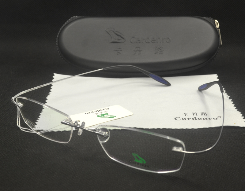 热销卡丹路眼镜架商务无框