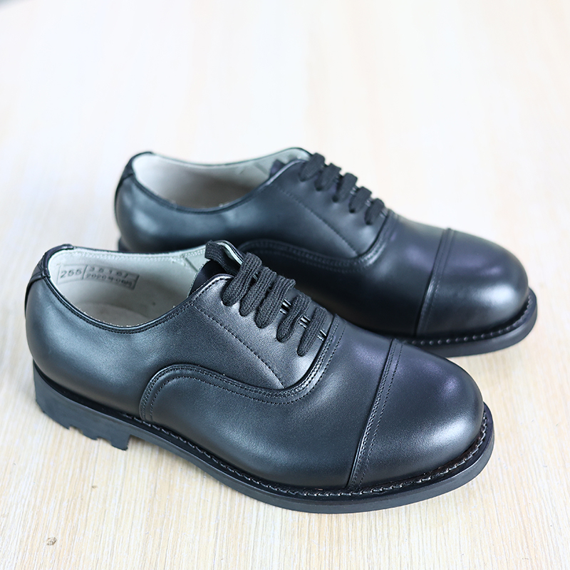 65式三接头皮鞋圆头真皮休闲男鞋