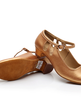 BD/贝蒂舞鞋 摩登舞鞋女少儿软底国标舞鞋儿童场地练功舞蹈鞋502