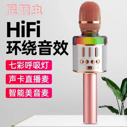 hifier/屁颠虫 X3无线K歌话筒蓝牙麦克风音响一体