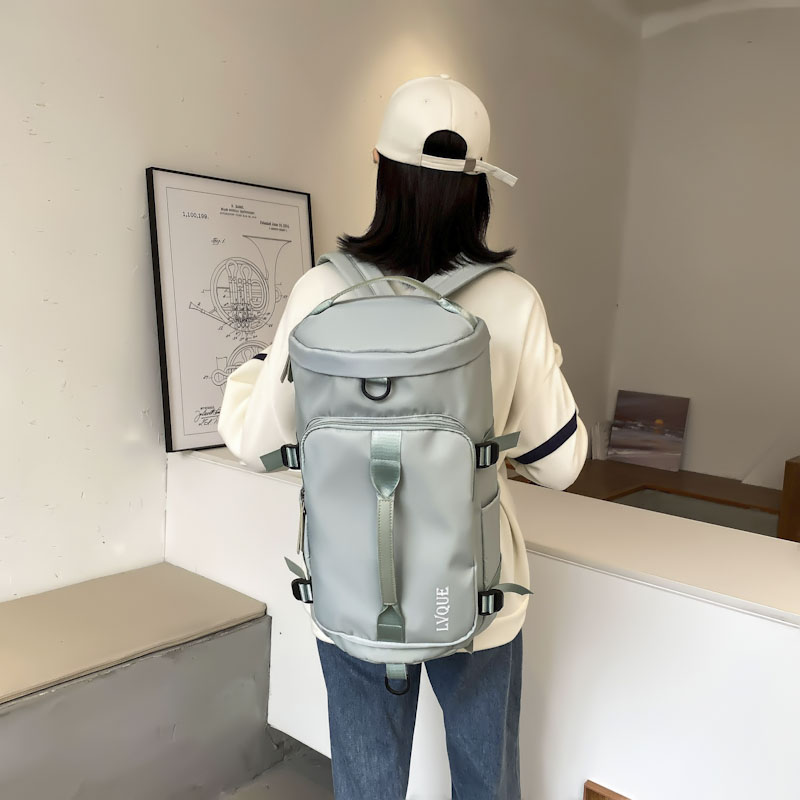 健身旅游双肩包牛津布多功能男女