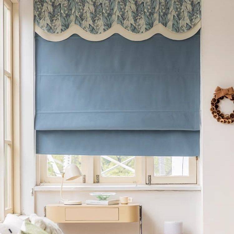 高档法式奶油复古雪尼尔叶子罗马帘书房小窗户飘窗升降帘粉色窗帘,居家布艺,百叶帘/折帘/罗马帘,淘宝优惠券,粉丝福利购,淘宝优惠卷