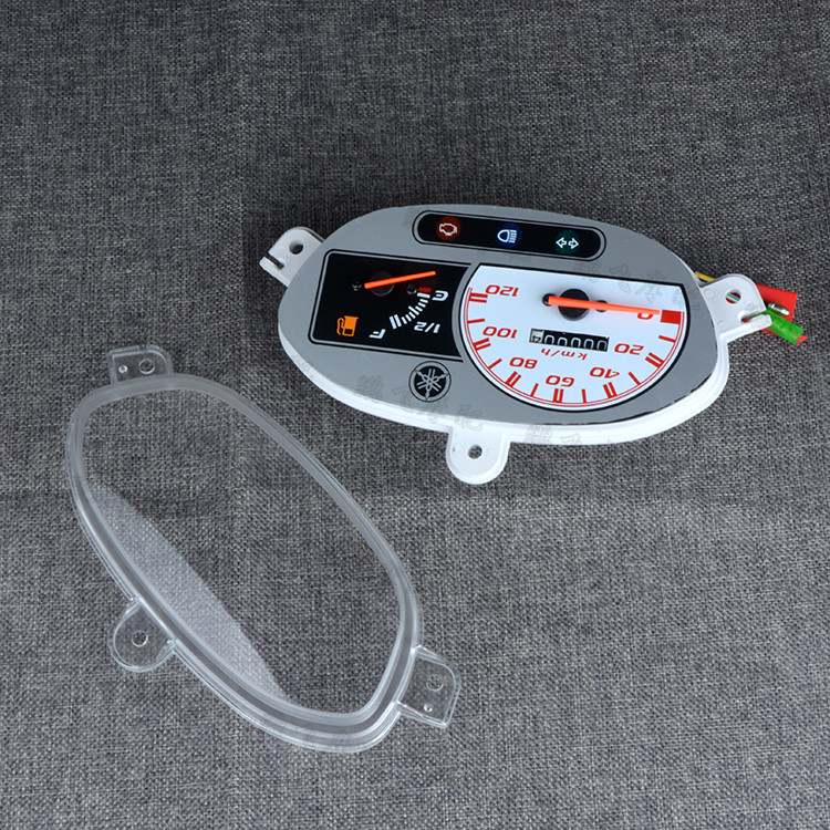 雅马哈摩托车原装配件福喜巧格100咪表总成国三仪表显示码表油表