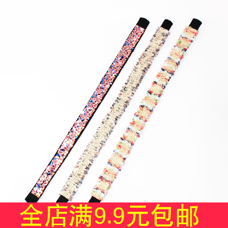 长条发箍魔术贴学生儿童头饰