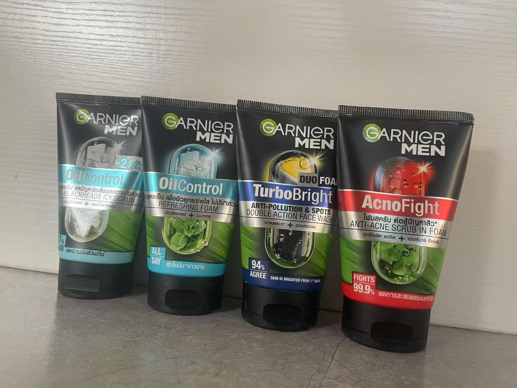 泰国Garnier卡尼尔男士洗面奶控油补水保湿深层清洁超值热卖