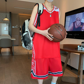 篮球服套装 男士 男夏季 大码 球衣 比赛运动健身跑步透气背心短裤 爆款