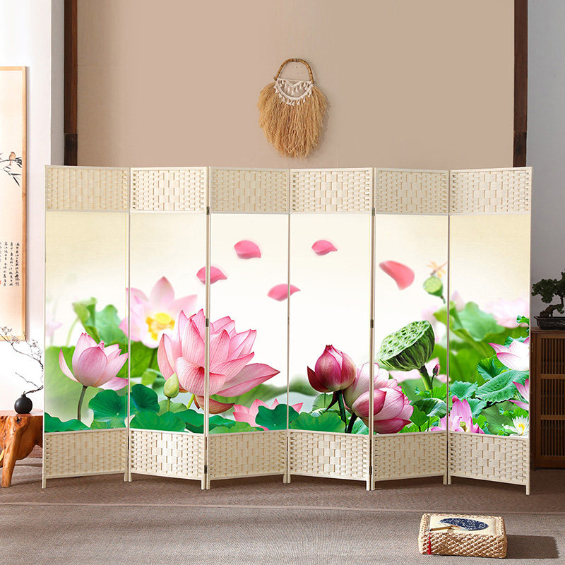 进门屏风隔断客厅玄关简约现代可折叠移动办公室酒店卧室遮挡家用